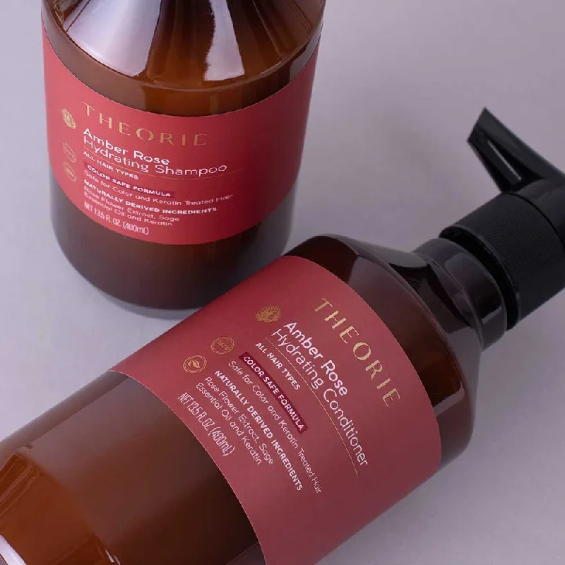 Theorie Amber Rose Hydrating Shampoo and Conditioner 400 ml Duo