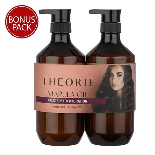 Theorie Marula Oil Smoothing Shampoo  Conditioner duo 800 ml each Sulfate Free