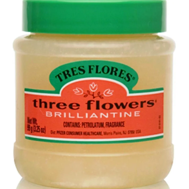 Clubman Three Flowers Brilliantine Pomade, 3.25 Oz