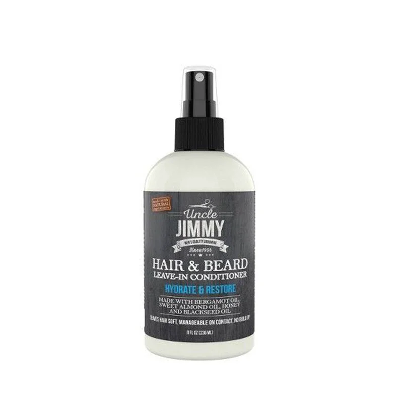 UNCLE JIMMY  Hair & Beard Leave-In Conditioner 8oz